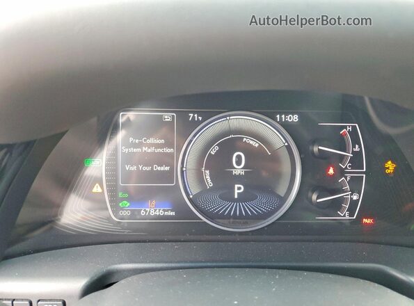 58ADA1C11RU053227 2024 LEXUS ES Black Вид щитка приладів