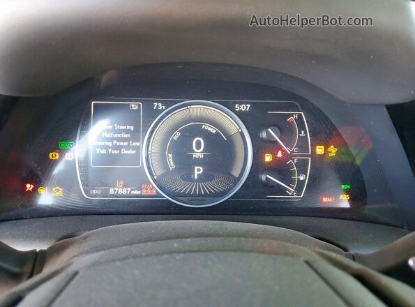 58ADA1C12PU029290 2023 LEXUS ES Black Вид щитка приладів