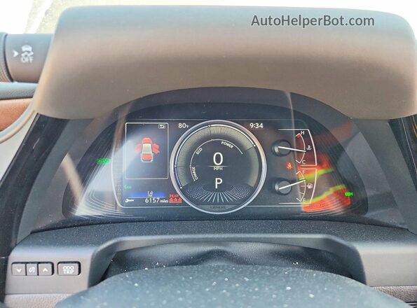 58ADA1C13RU047753 2024 LEXUS ES Gray Instrument cluster view