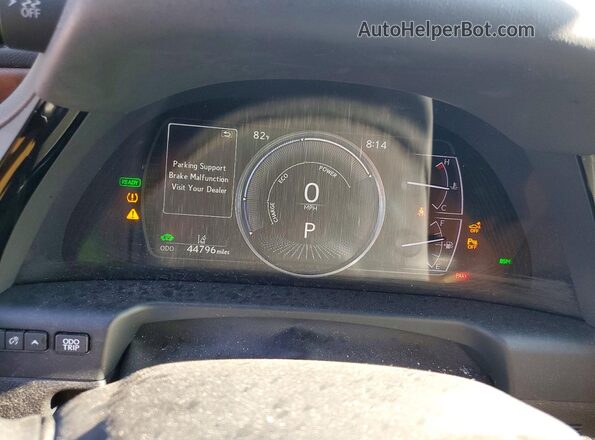 58ADA1C15NU014327 2022 LEXUS ES White Widok zestawu wskaźników