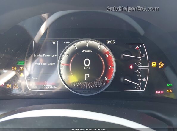 58ADA1C15PU031308 2023 LEXUS ES 300H Black Widok tylnych siedzeń
