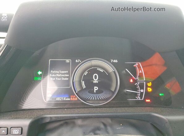 58ADA1C15RU044904 2024 LEXUS ES Black Вид щитка приладів