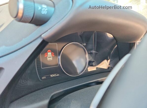 58ADA1C16RU051263 2024 LEXUS ES Silver Вид щитка приладів