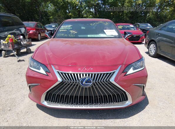 58ADA1C19MU009324 2021 LEXUS ES 300H Red Սարքավորումների վահանակի տեսք