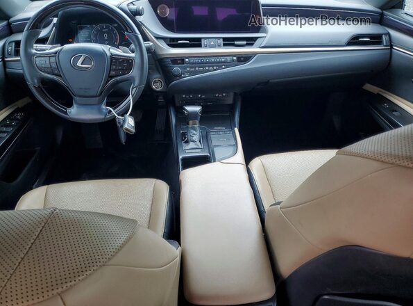 58ADZ1B11LU059529 2020 LEXUS ES Blue წინა პანელის ხედი