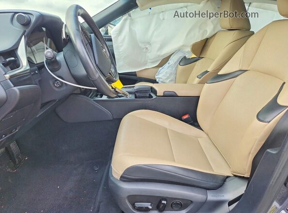 58ADZ1B11LU062544 2020 LEXUS ES Gray წინა სალონის ხედი