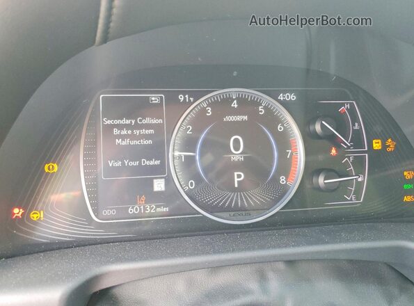 58ADZ1B11LU066402 2020 LEXUS ES White Vista del cuadro de instrumentos