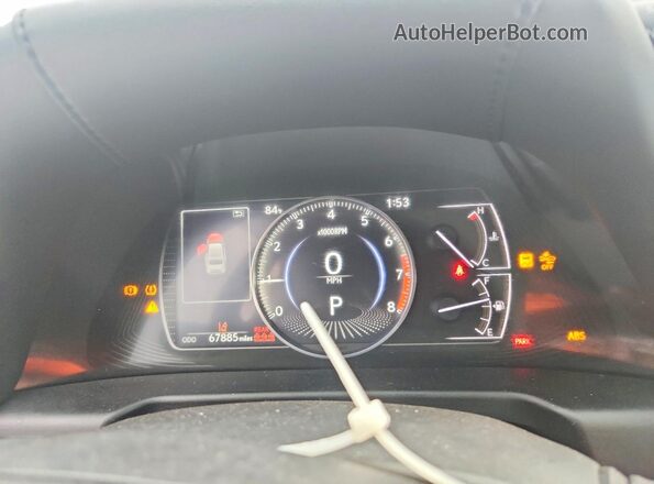 58ADZ1B11MU091625 2021 LEXUS ES Black ხელსაწყოთა პანელის ხედი