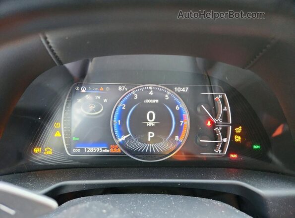 58ADZ1B12MU089298 2021 LEXUS ES Черный Вид щитка приборов
