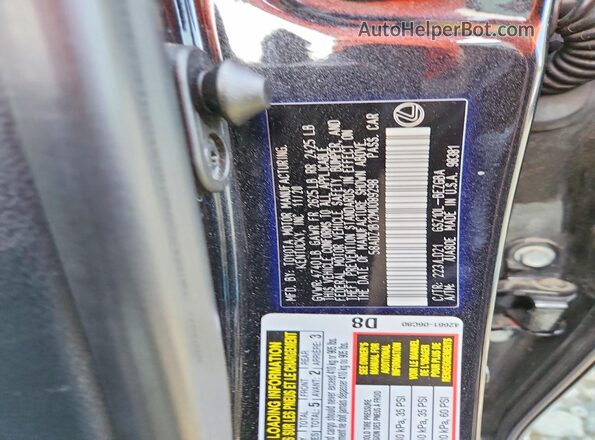 58ADZ1B12MU089298 2021 LEXUS ES Черный Вид подкапотного пространства