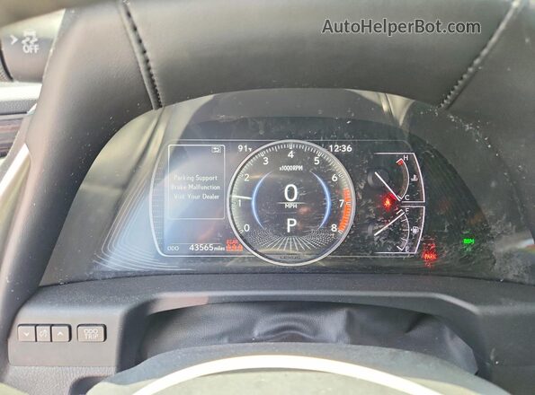 58ADZ1B13LU065882 2020 LEXUS ES White Vista del cuadro de instrumentos