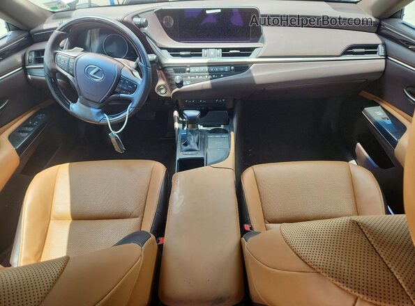 58ADZ1B14LU081573 2020 LEXUS ES Gray Dashboard view