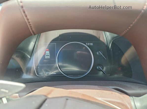 58ADZ1B14LU081573 2020 LEXUS ES Gray Instrument cluster view