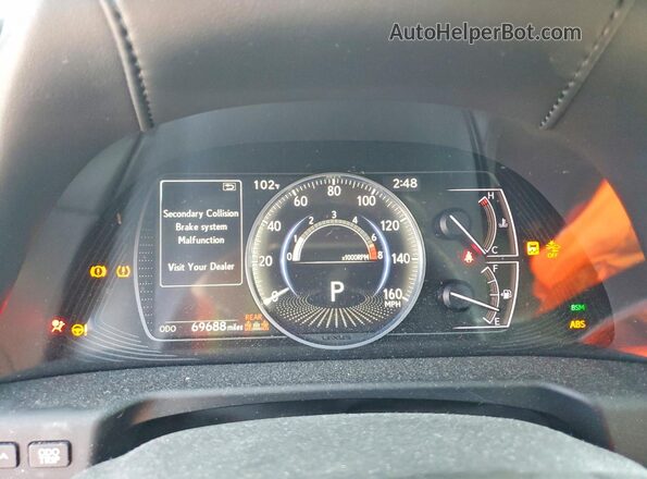 58ADZ1B16LU062460 2020 LEXUS ES Green ხელსაწყოთა პანელის ხედი