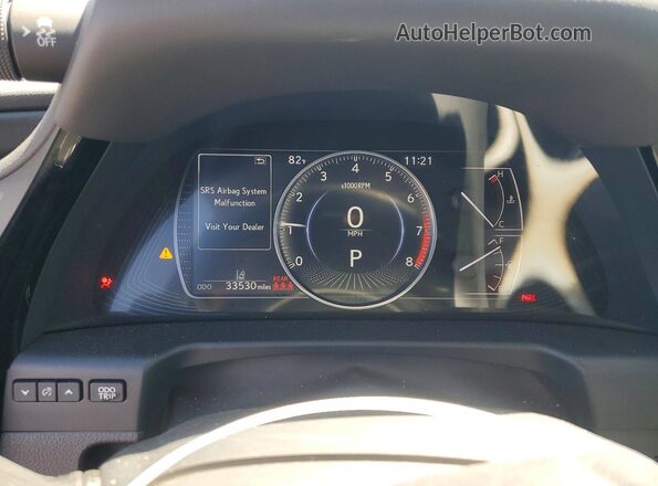 58ADZ1B17NU137346 2022 LEXUS ES Black Սարքավորումների վահանակի տեսք