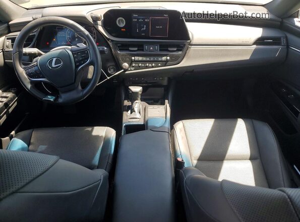 58ADZ1B17NU137346 2022 LEXUS ES Black Առջևի վահանակի տեսք