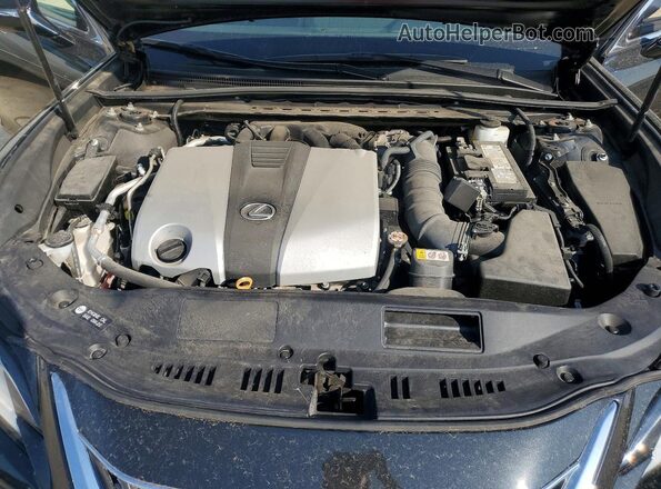 58ADZ1B17NU138805 2022 LEXUS ES Черный Вид задней части салона