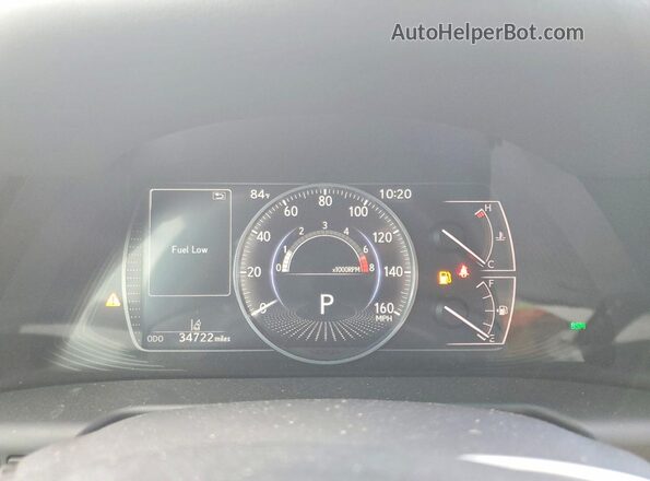 58ADZ1B18NU133144 2022 LEXUS ES Серебряный Вид щитка приборов