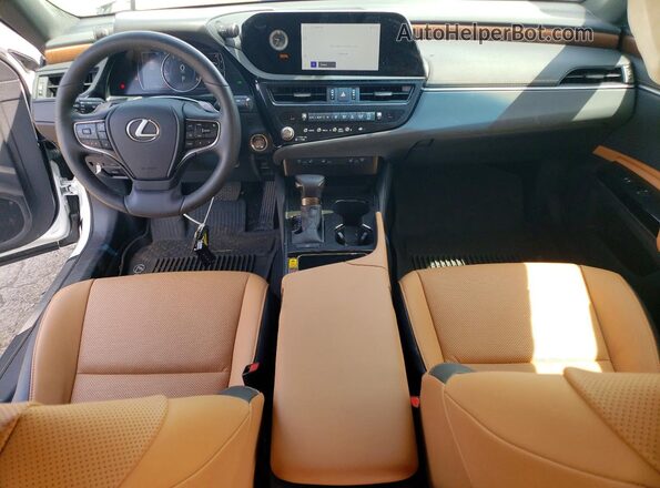 58ADZ1B18SU184980 2025 LEXUS ES White Dashboard view