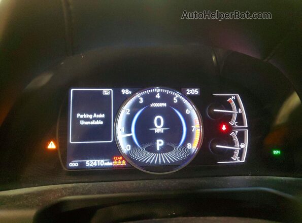 58ADZ1B1XMU108759 2021 LEXUS ES Beige ხელსაწყოთა პანელის ხედი