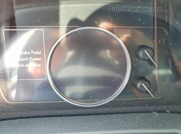 58AEA1C13MU012711 2021 LEXUS ES Black Սարքավորումների վահանակի տեսք