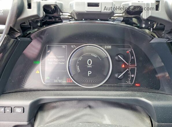 58AEA1C17SU073606 2025 LEXUS ES Black Instrument cluster view