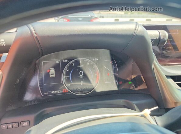 58AEZ1B11LU051418 2020 LEXUS ES White Вид щитка приладів
