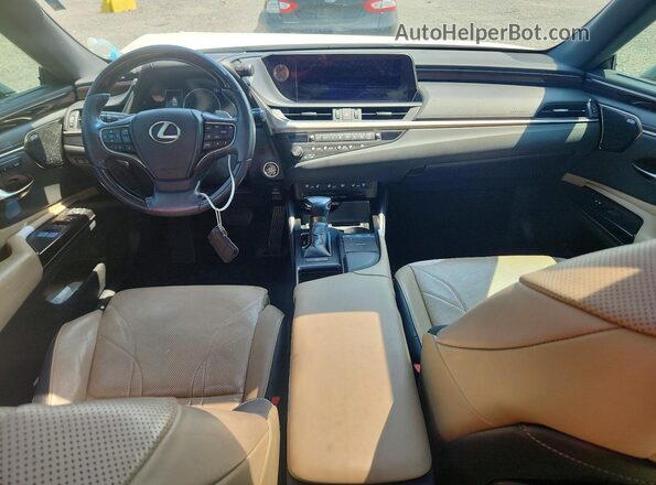 58AEZ1B11LU051418 2020 LEXUS ES White Вид панелі приладів
