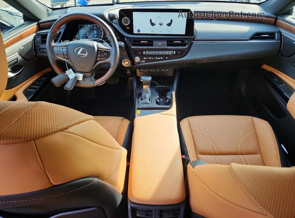 58AFZ1B11SU212160 2025 LEXUS ES Black Dashboard view
