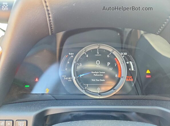 58AGZ1B11MU085983 2021 LEXUS ES Silver Widok zestawu wskaźników