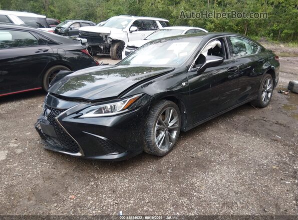 58AGZ1B17LU071780 2020 LEXUS ES 350 Черный Передняя левая четверть