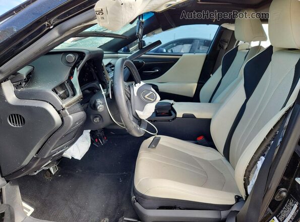 58AHZ1B1XMU100954 2021 LEXUS ES Черный Вид салона спереди