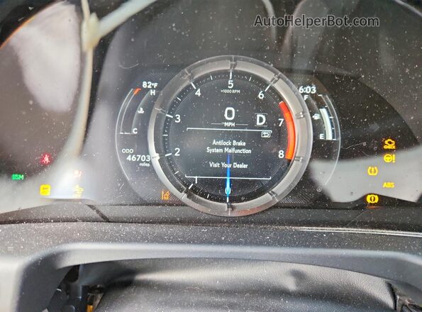 58AHZ1B1XMU100954 2021 LEXUS ES Черный Вид щитка приборов