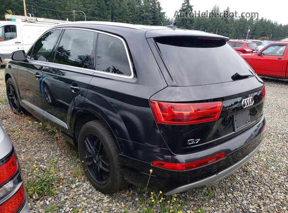 WA1LAAF70JD015493 2018 AUDI Q7 Black Задня права чверть