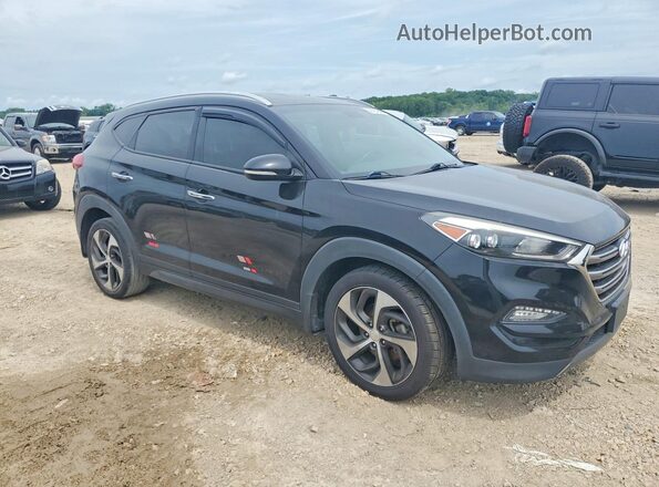 KM8J33A2XGU146028 2016 HYUNDAI TUCSON Черный Вид спереди