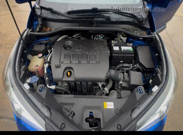 NMTKHMBX8JR023848 2018 TOYOTA C-HR Blue Widok deski rozdzielczej