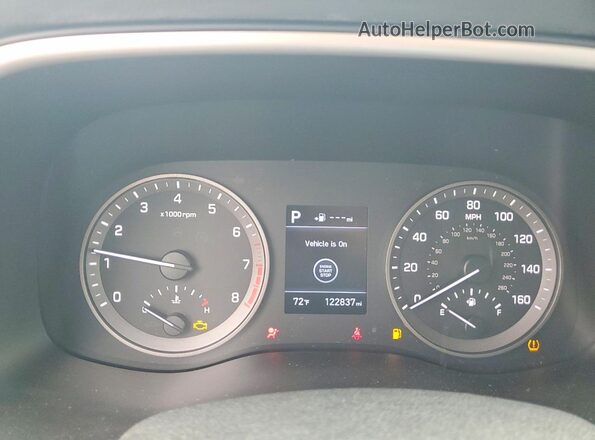 KM8J3CA40KU866769 2019 HYUNDAI TUCSON Black Вид задніх сидінь
