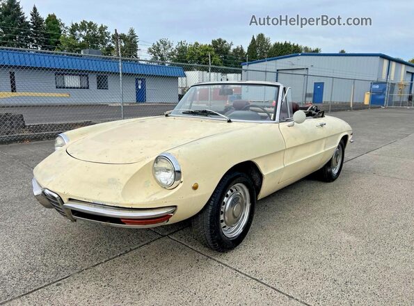 AR1480400 1969 ALFA ROMEO DUETTO Beige VIN sticker view
