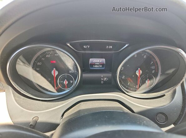 WDDSJ4EB5HN499406 2017 MERCEDES-BENZ CLA-CLASS White უკანა სავარძლების ხედი
