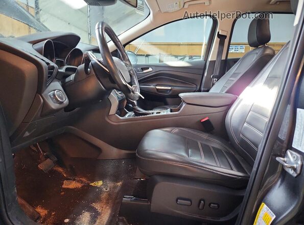 1FMCU9HD9KUA94643 2019 FORD ESCAPE Gray Widok deski rozdzielczej