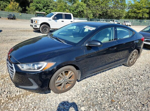 5NPD84LF8JH215101 2018 HYUNDAI ELANTRA Черный Задняя левая четверть