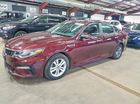 5XXGT4L3XLG411525 2020 KIA OPTIMA Фиолетовый Задняя левая четверть