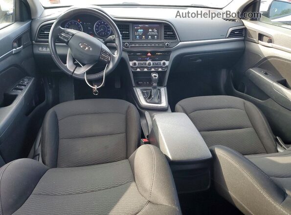5NPD84LF6KH443230 2019 HYUNDAI ELANTRA White ხელსაწყოთა პანელის ხედი
