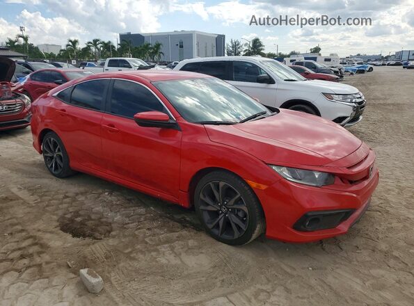 2HGFC2F50GH550421 2016 HONDA CIVIC Red Widok z przodu