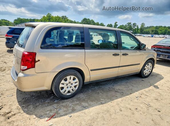2C4RDGBG8GR145303 2016 DODGE CARAVAN Tan Передня права чверть