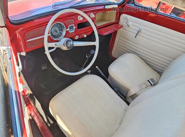 593405 1964 VOLKSWAGEN BUBU Red Vista del salpicadero