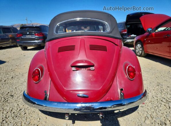 593405 1964 VOLKSWAGEN BUBU Red Vista trasera