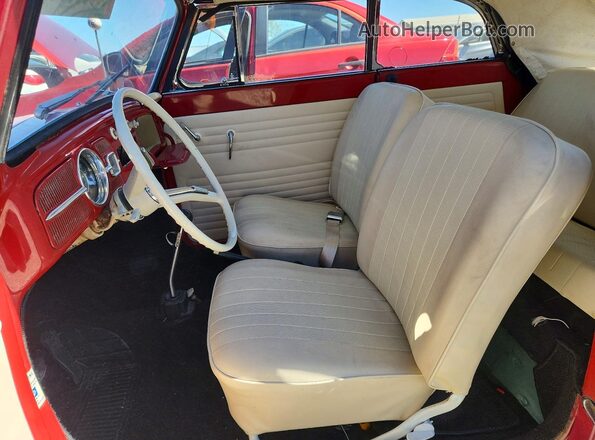 593405 1964 VOLKSWAGEN BUBU Red Vista interior delantera