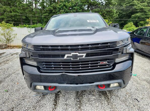 1GCPYFED3MZ422657 2021 CHEVROLET SILVERADO Gray Вид ззаду