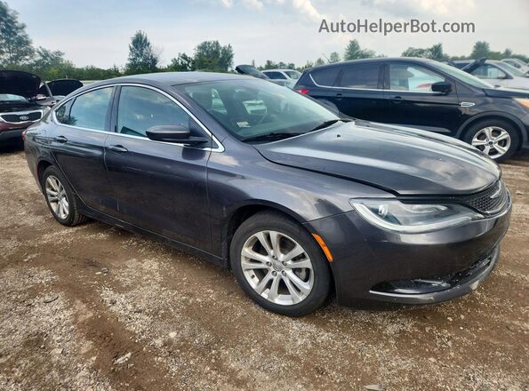 1C3CCCAB9GN127188 2016 CHRYSLER 200 Серый Вид спереди